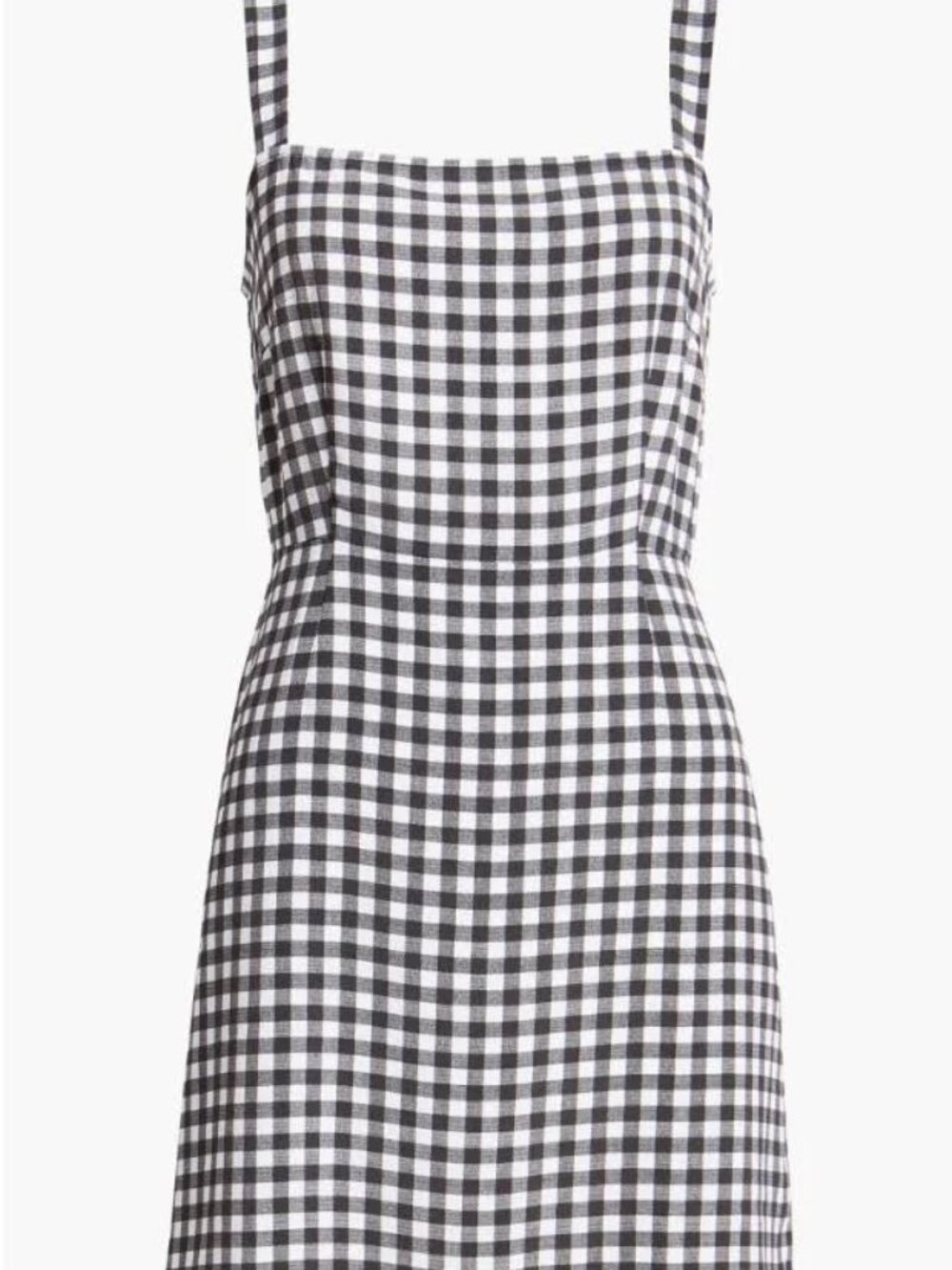 BP Black & White Gingham Mini Dress